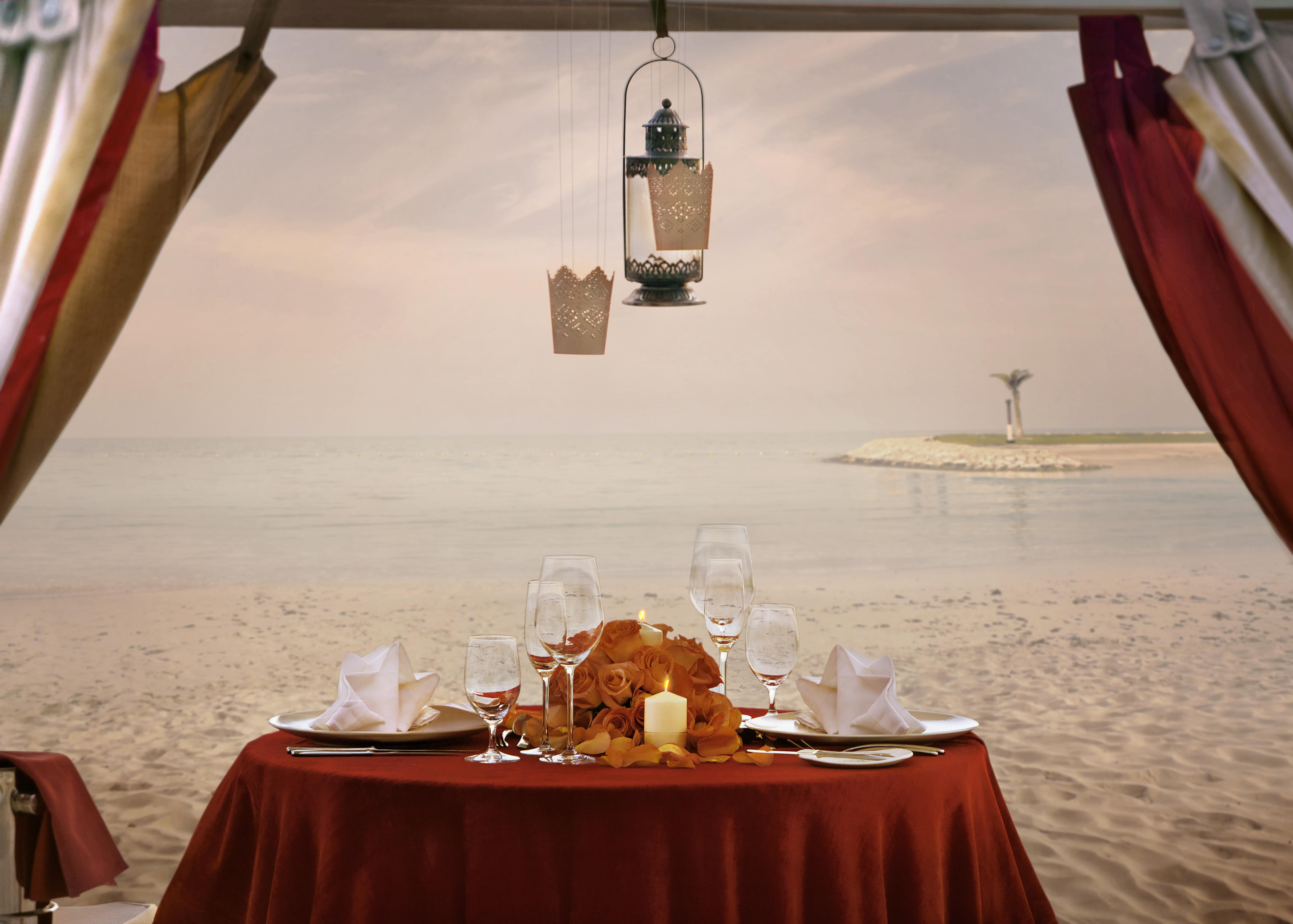 Sofitel Bahrain Zallaq Thalassa Sea & Spa Manama Exterior photo A view of the beach at Jumeirah Rotana